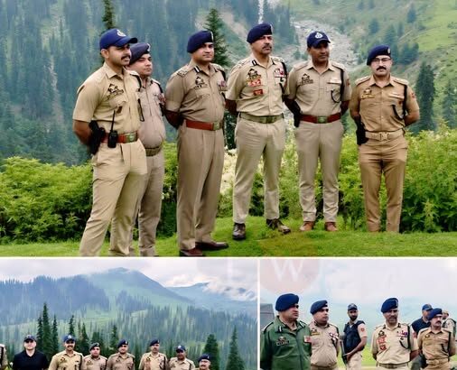 Director General of Police, J&K, Nalin Prabhat, conducted an operational review of Temporary Operating Bases (TOBs) established at strategic locations on the northern face of the Pir Panjal range.