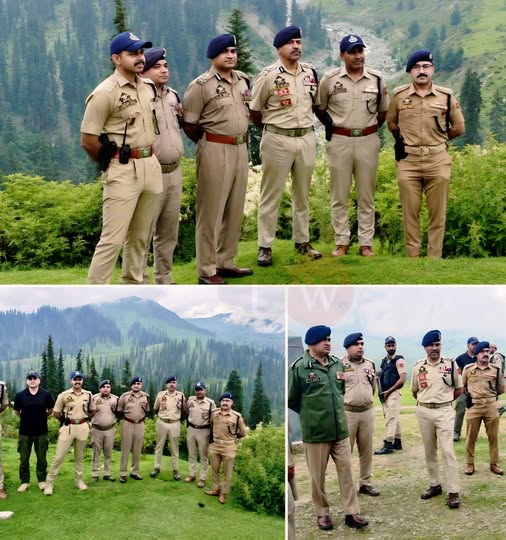 Director General of Police, J&K, Nalin Prabhat, conducted an operational review of Temporary Operating Bases (TOBs) established at strategic locations on the northern face of the Pir Panjal range.