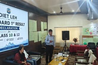 Review Meeting on Pre-Board Results and SamagraShiksha Progress Held at DIET Leh