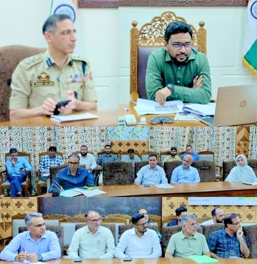 Deputy Commissioner Kupwara Shrikant Suse IAS chaired the District-Level NCORD Committee meeting to review anti-drug measures