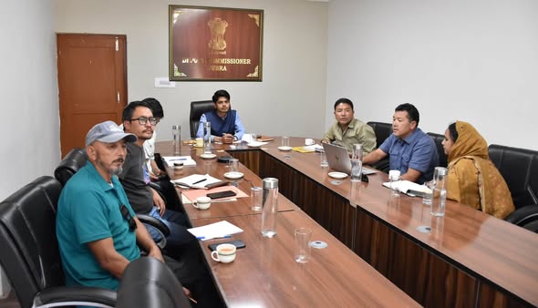 DC Nubra Reviews Progress of Agriculture and Horticulture Departments