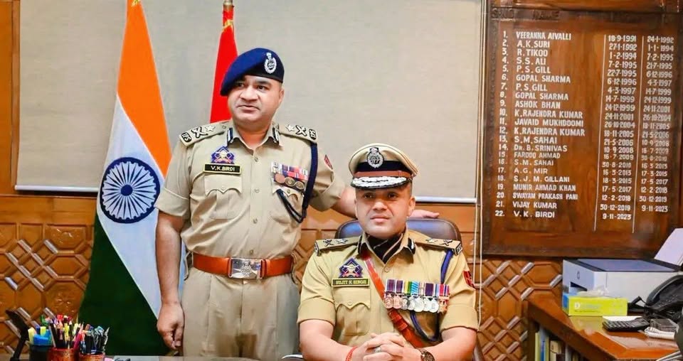 Sujit Kumar IPS has assumed charge as the New Inspector General of Police (IGP) Kashmir, taking over the leadership of the Kashmir Police Zone.