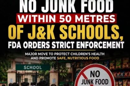 J&K SCHOOLS GET A JUNK FOOD CRACKDOWN