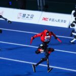 Chinese Humanoid Robots Smash Human Records In 100m Sprint And High Jump At Beijing Robot Games