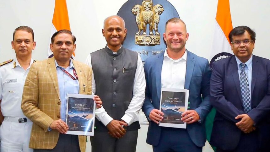 India Inks Rs 1,943 Crore Deal To Lease Two MQ-9B Sea Guardian Unmanned Aircraft Systems