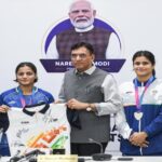 Sports Minister Mandaviya Felicitates CWG 2026 Medallists, Urges Athletes To Mentor Future Champions