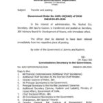 Nuzhat Gul Transferred from J&K Sports Council