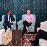 High Commissioner of Bangladesh to India, M. Riaz Hamidullah, today called on Chief Minister Omar Abdullah at the Civil Secretariat here.