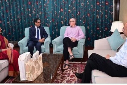 High Commissioner of Bangladesh to India, M. Riaz Hamidullah, today called on Chief Minister Omar Abdullah at the Civil Secretariat here.