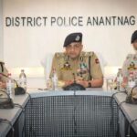 IGP Kashmir Shri Sujit Kumar-IPS Reviews Security & Crime Situation in Anantnag
