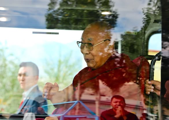 His Holiness The 14th Dalai Lama departed from Leh, Ladakh, today on September 4, 2026, after completing more than two-month stay at his residence in Jivetsal, Choglamsar.