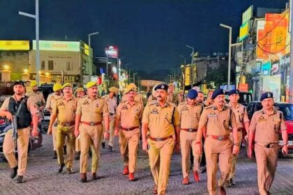 IGP Jammu Reviews Security Arrangements, Leads Route March from Gandhi Nagar to Satwari