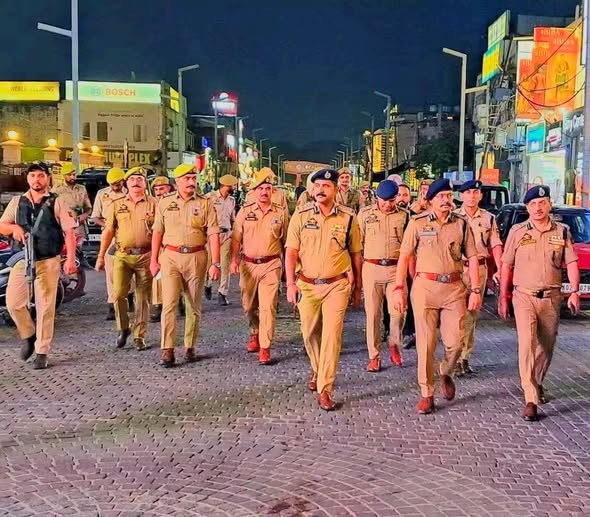 IGP Jammu Reviews Security Arrangements, Leads Route March from Gandhi Nagar to Satwari