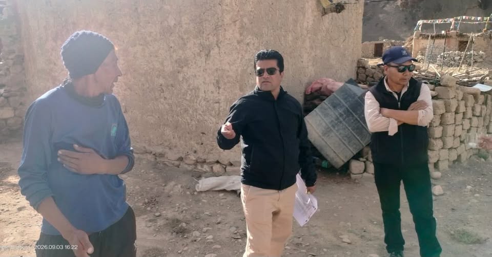 District Sheep Husbandry Officer Changthang Undertakes Three-Day Extensive Field Tour of Nyoma Sub-Division