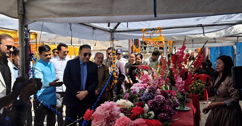 Kisan Mela-cum-Fruit and Flower Exhibition Organized by Department of Horticulture, Leh