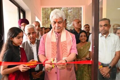 LG Manoj Sinha Inaugurates New Sports and Hospitality Facilities at University of Jammu