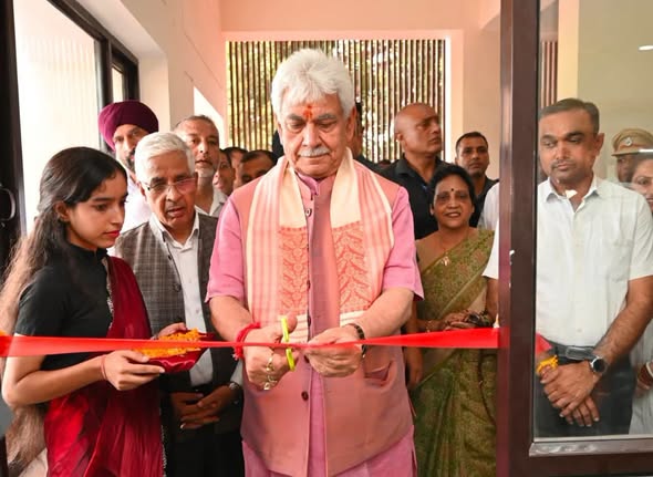 LG Manoj Sinha Inaugurates New Sports and Hospitality Facilities at University of Jammu
