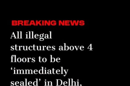 Following the Satya Niketan building collapse that killed six people and injured several others, the Municipal Corporation of Delhi (MCD) announced that all illegal constructions exceeding four floors will be “immediately sealed.”