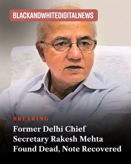 Former Delhi Chief Secretary Rakesh Mehta, a 1975-batch IAS officer who served as the city’s top bureaucrat during the 2010
