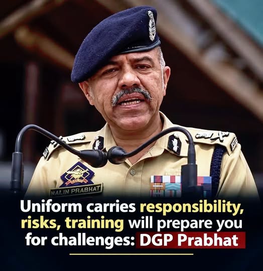 Uniform carries responsibility, risks, training will prepare you for challenges: DGP Prabhat