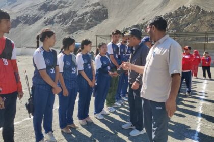 Two-Day State-Level Archery Competition Begins at Cricket Ground Khaltsi