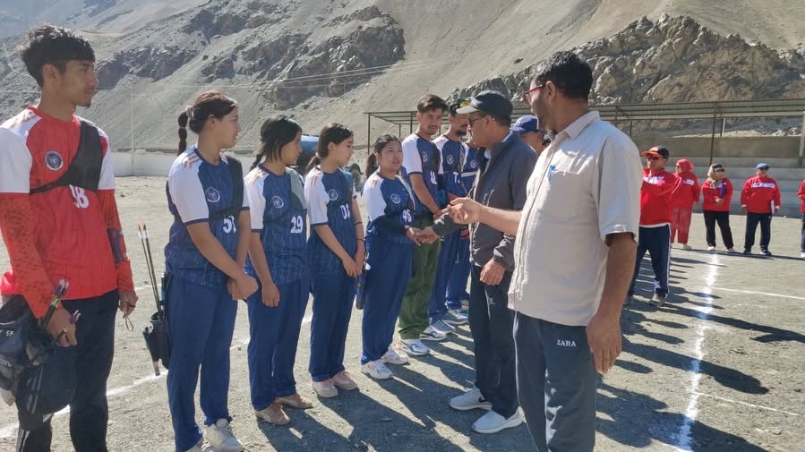 Two-Day State-Level Archery Competition Begins at Cricket Ground Khaltsi