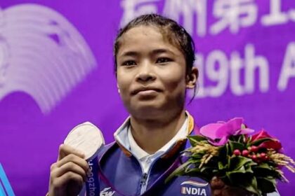 Roshibina Devi created history on Tuesday (September 22) at the 2026 Asian Games as she secured a medal after reaching the semi-final of the Women's 60 KG category in Wushu at the Aichi Budokan.