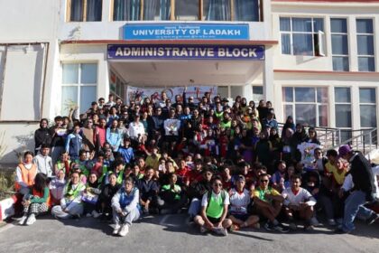 University of Ladakh Hosts UT-Level Red Run 2026: Stride to the Fight Against HIV/AIDS