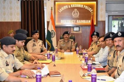 IGP Jammu Reviews Security Arrangements in Ramban, Appreciates Professional Policing