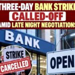 Three-day bank strike called off after late-night negotiations. #BankStrike #BankingNews #JammuKashmir