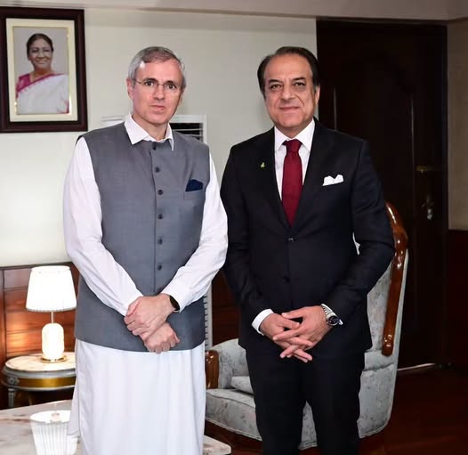 Director General of the Independent Evaluation Office at BRICS New Development Bank (NDB) called on the Chief Minister Omar Abdullah to brief on the work of NDB and explore opportunities for the development of J&K.