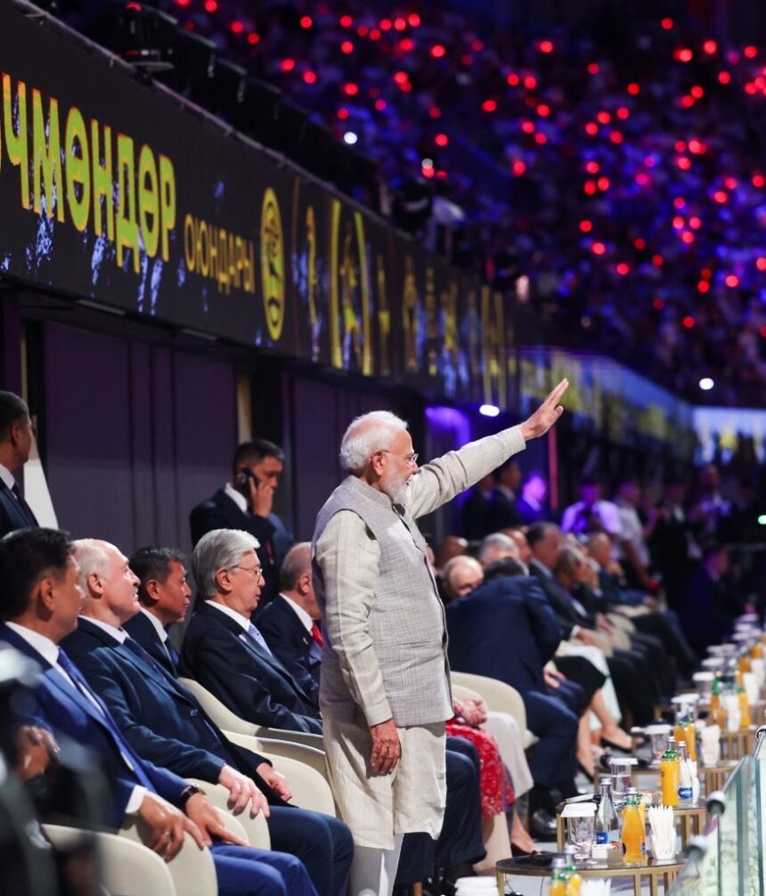 PM Modi Attends Opening Ceremony Of World Nomad Games Alongside SCO Leaders