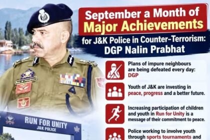 DGP Nalin Prabhat Highlights September Achievements of J&K Police
