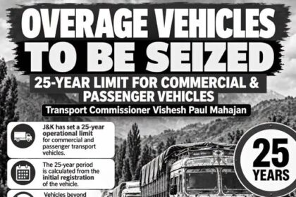 Overage Commercial Vehicles to Face Strict Action in J&K
