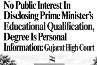 The Gujarat High Court has held that the Prime Minister’s educational degree is personal information protected under the RTI Act.