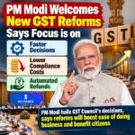 PM Modi Welcomes New GST Reforms