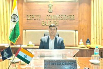 Devyansh Yadav IAS assumed Charge as Deputy Commissioner Rajouri