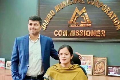Ayushi Sudan (IAS) takes over as Commissioner Jammu Municipal Corporation .