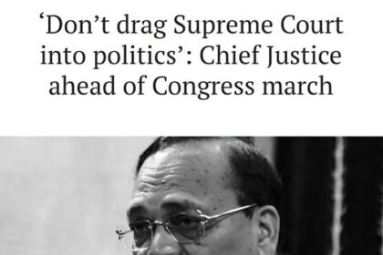 Don’t Drag Supreme Court into Politics’: Chief Justice Ahead of Congress ..