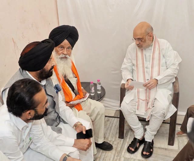 Union Home Minister Amit Shah met the family of Parvinder Jhote in Mansa and assured them of justice.