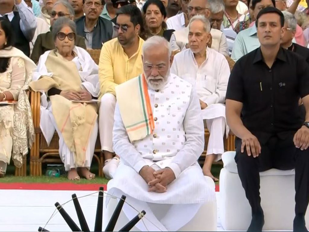 PM Modi Attends Interfaith Prayer Meeting At Gandhi Smriti On Gandhi Jayanti
