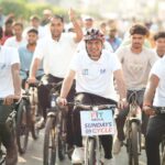 Mansukh Mandaviya Leads 5.5-Km Cycle Rally In Varanasi, Urges Youth To Embrace Fitness And Reject Drugs